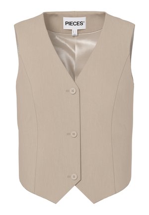 Pieces, PCBOSELLA - Veste sans manches - white pepper