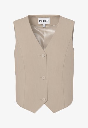 Pieces, PCBOSELLA - Veste sans manches - white pepper