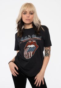 Paradiso Clothing THE ROLLING STONES TOUR OF AMERICA - Print T-shirt - black
