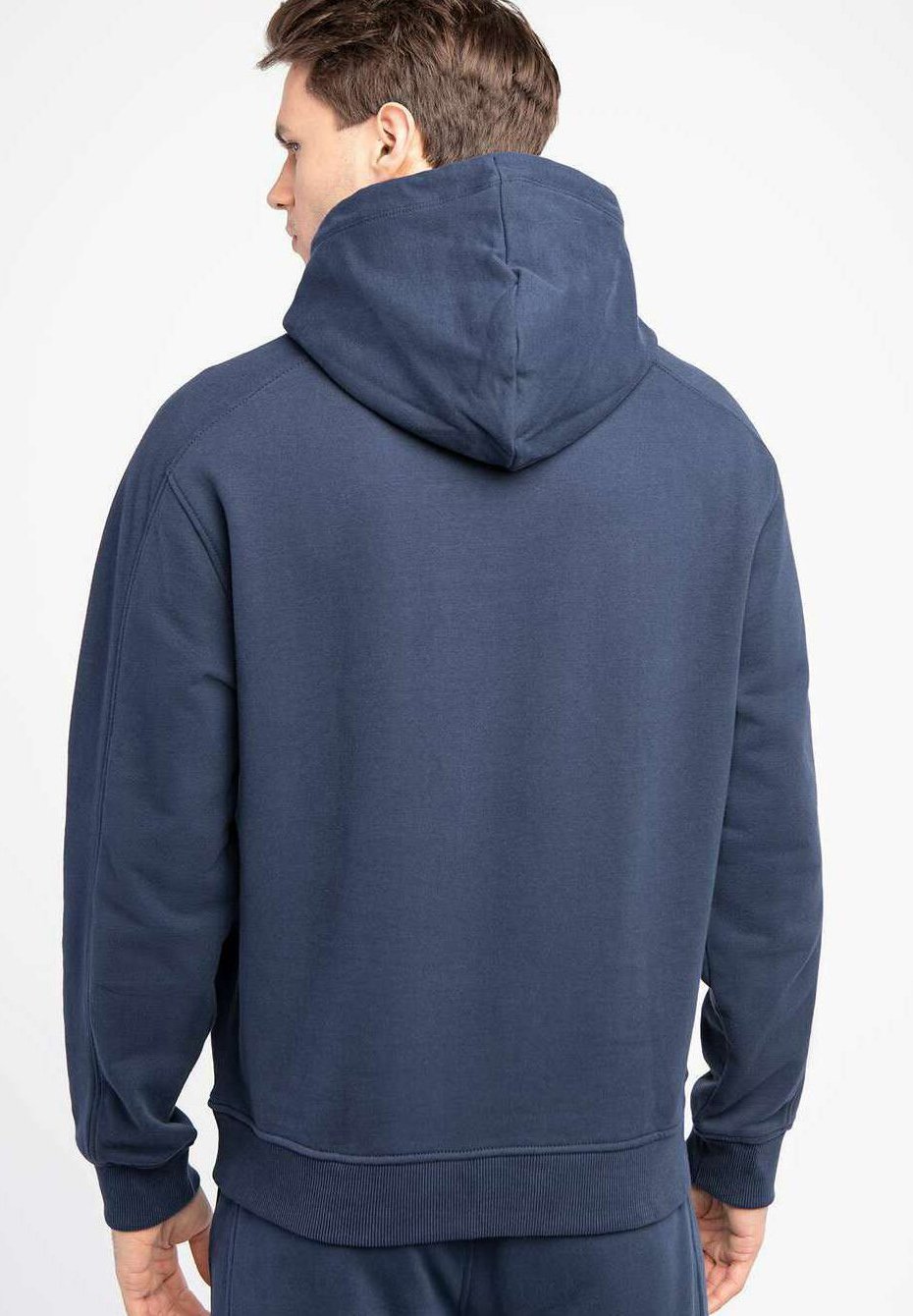 Calvin Klein Jeans MICRO BRANDING - Felpa con cappuccio - blue/blu - Zalando .it