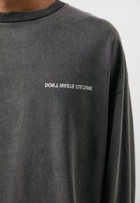Don't Waste Culture ZABA UNISEX - Μπλούζα με μακριά μανίκια - vintage washed black