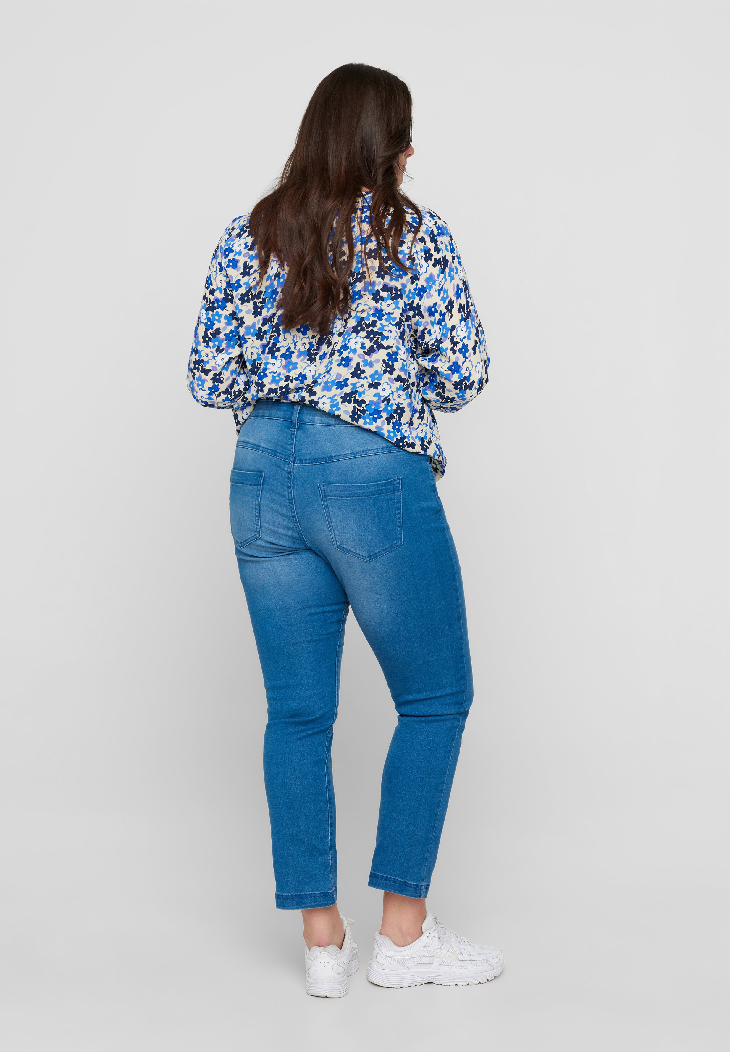 Zizzi Jeans slim fit - light blue/celeste - Zalando.it