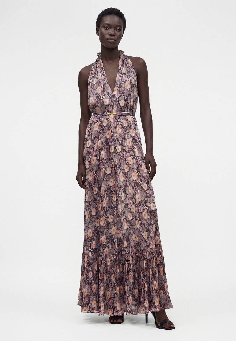 ida halter maxi dress Ida Halter Maxi Dress Wyld Blue