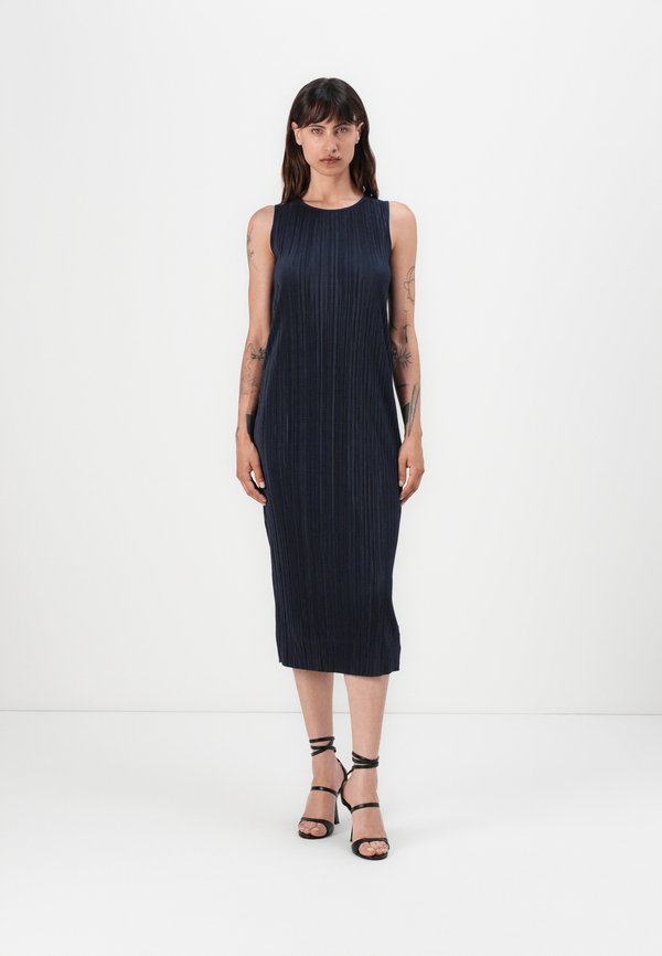 PLISSE SL MIDI DRESS - Day dress - sky captain