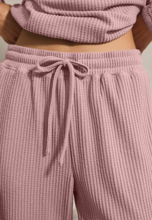 Next COSY WAFFLE LONG SLEEVE - SET - Pyžamová súprava - pink