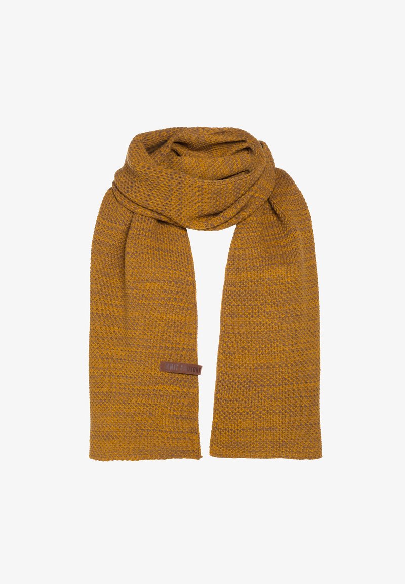 Knit Factory Sjaal - ochre tobacco