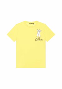 Antony Morato HOMER SIMPSON REGULAR FIT IN WITH MATT INJECTION - Camiseta estampada - lemon