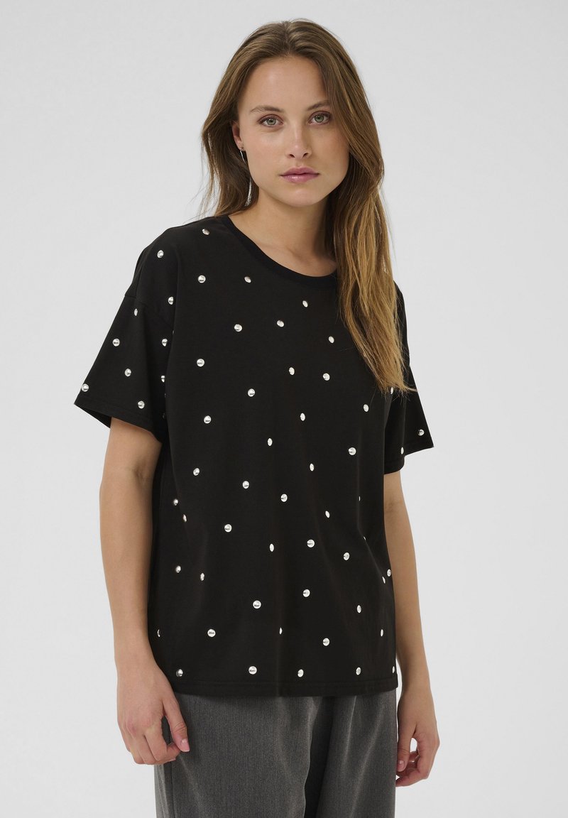 Kaffe HELEN - T-Shirt print - black deep