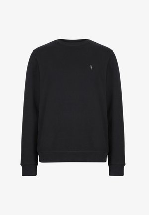 Musta collegepaita, joka on valmistettu puuvillasekoitteesta. Siinä on pyöreä pääntie, pitkät hihat ja pieni brodeerattu logo rinnassa.