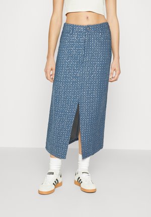 Pieces PCNAOMI MIDI SKIRT - Τζιν φούστα - medium blue denim