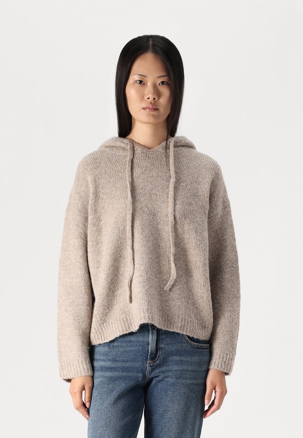 HOODIE - Hoodie - beige melange