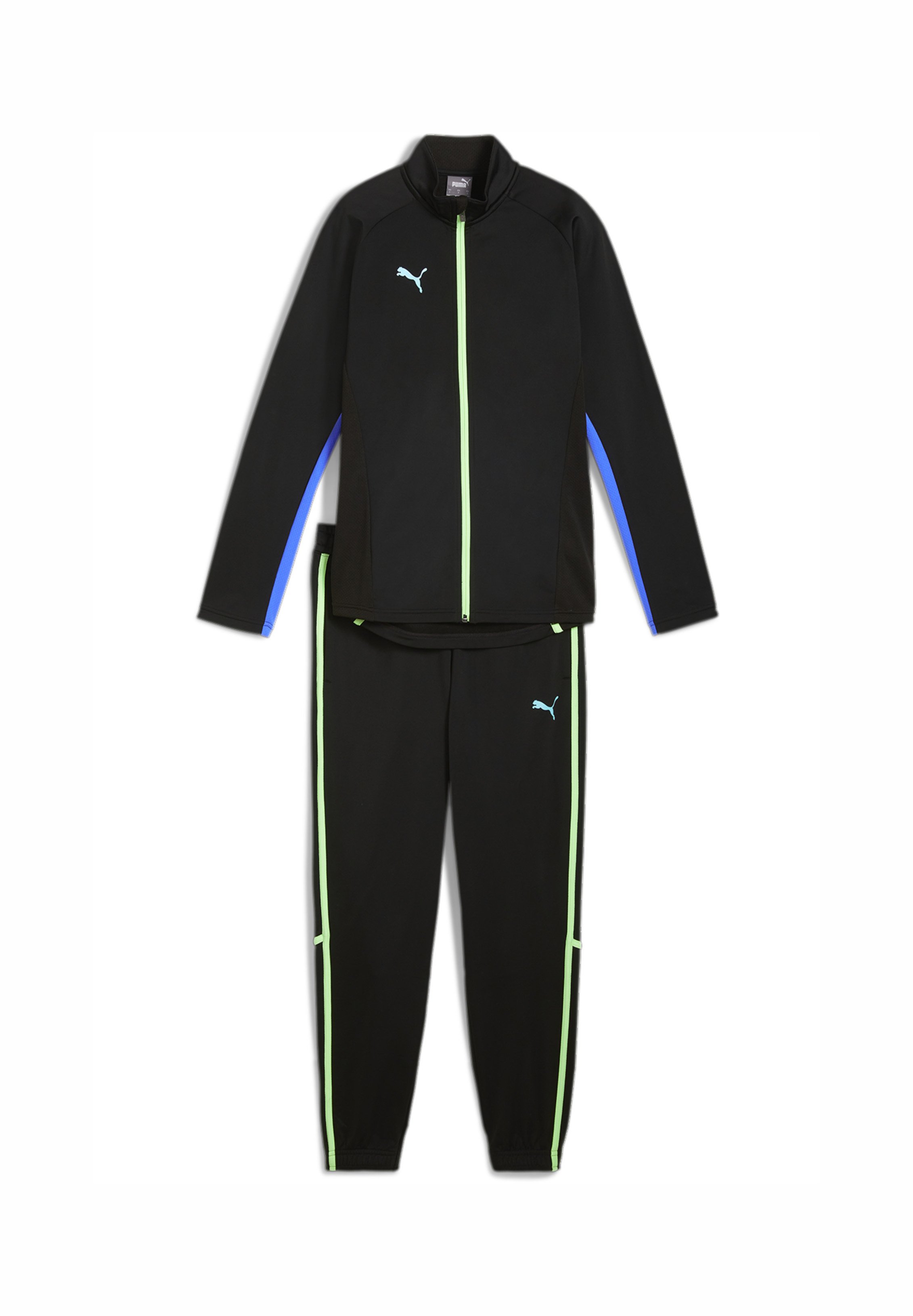 Puma INDIVIDUALBLAZE SET - Tracksuit - black fizzy apple/black - Zalando.ie