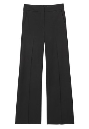 PETRA WIDE - Stoffhose - black