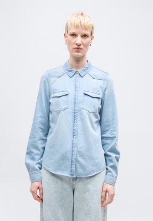 VMMARIA SLIM SHIRT MIX - Cămașă - light blue denim