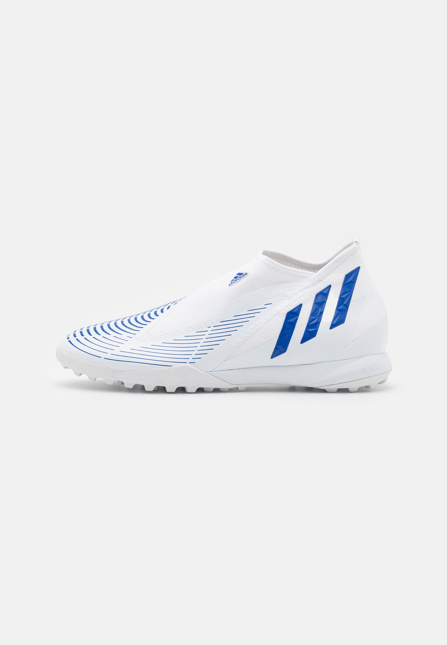 adidas Performance PREDATOR EDGE.3 TF - Botas de multitacos - footwear white/hi-res blue/blanco - Zalando.es