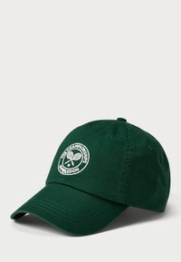 WIMBLEDON LOGO EMBROIDERED TWILL CAP - Cap - vintage pine
