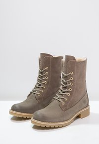 Tamaris Stivaletti stringati - taupe