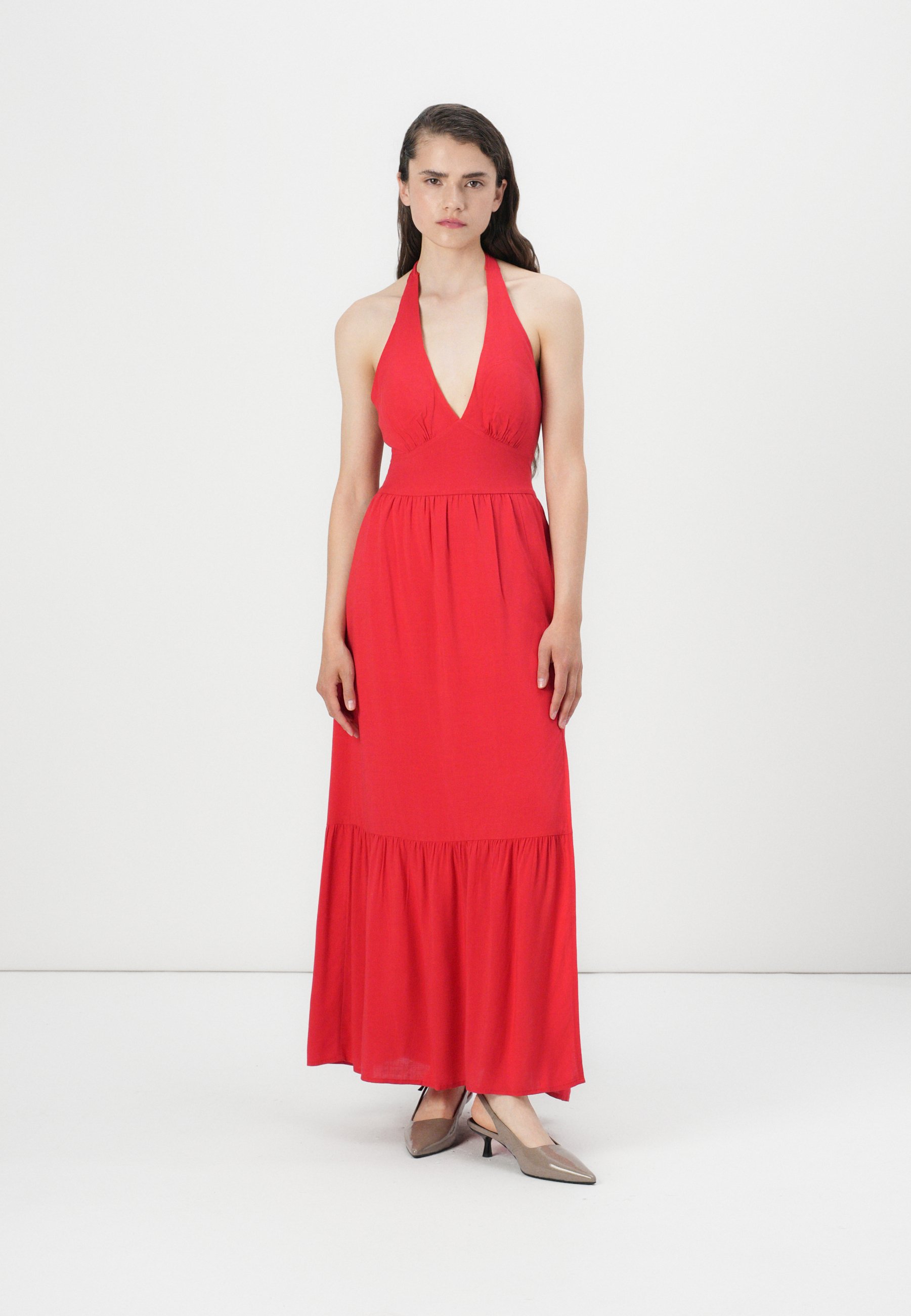 hollister halter dress Prada Lace Up Leather Halter Dress