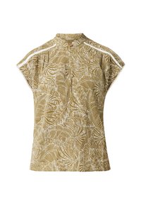 Mexx RUFFLE NECK - Blůza - spicy green