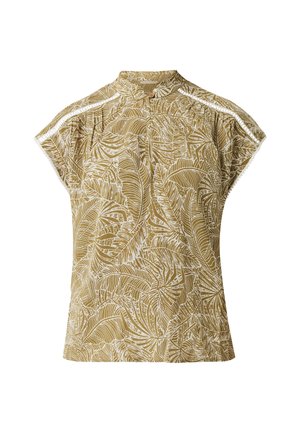 Mexx RUFFLE NECK - Blusa - spicy green