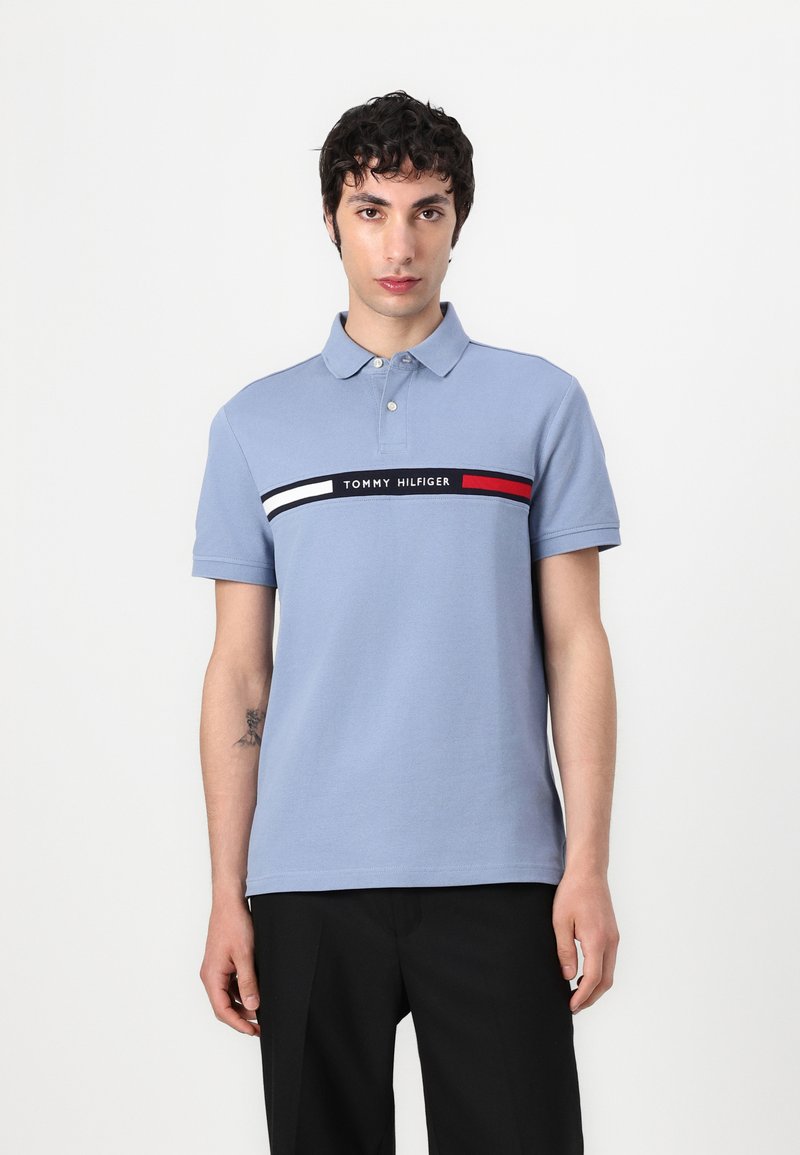 Tommy Hilfiger - CHEST INSERT - Polo - brisk blue, Ingrandire