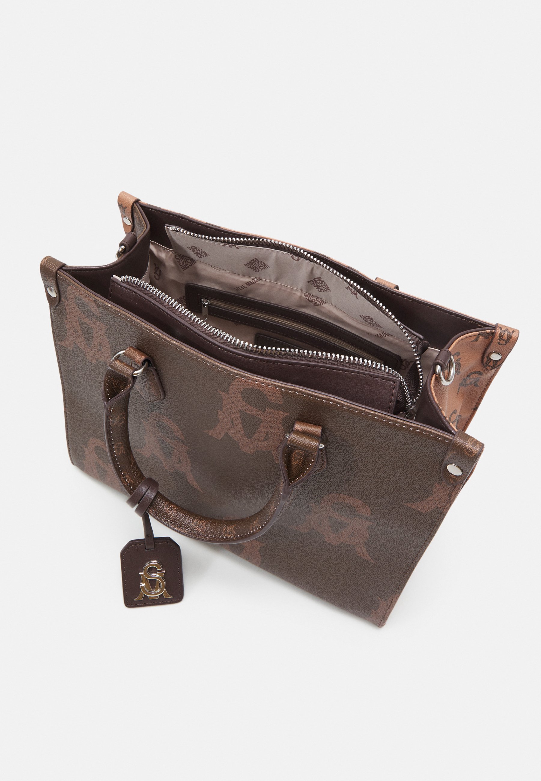 Steve Madden Bstilotote Tote Bag Chocolate, Women's, Size: One Size, Brown