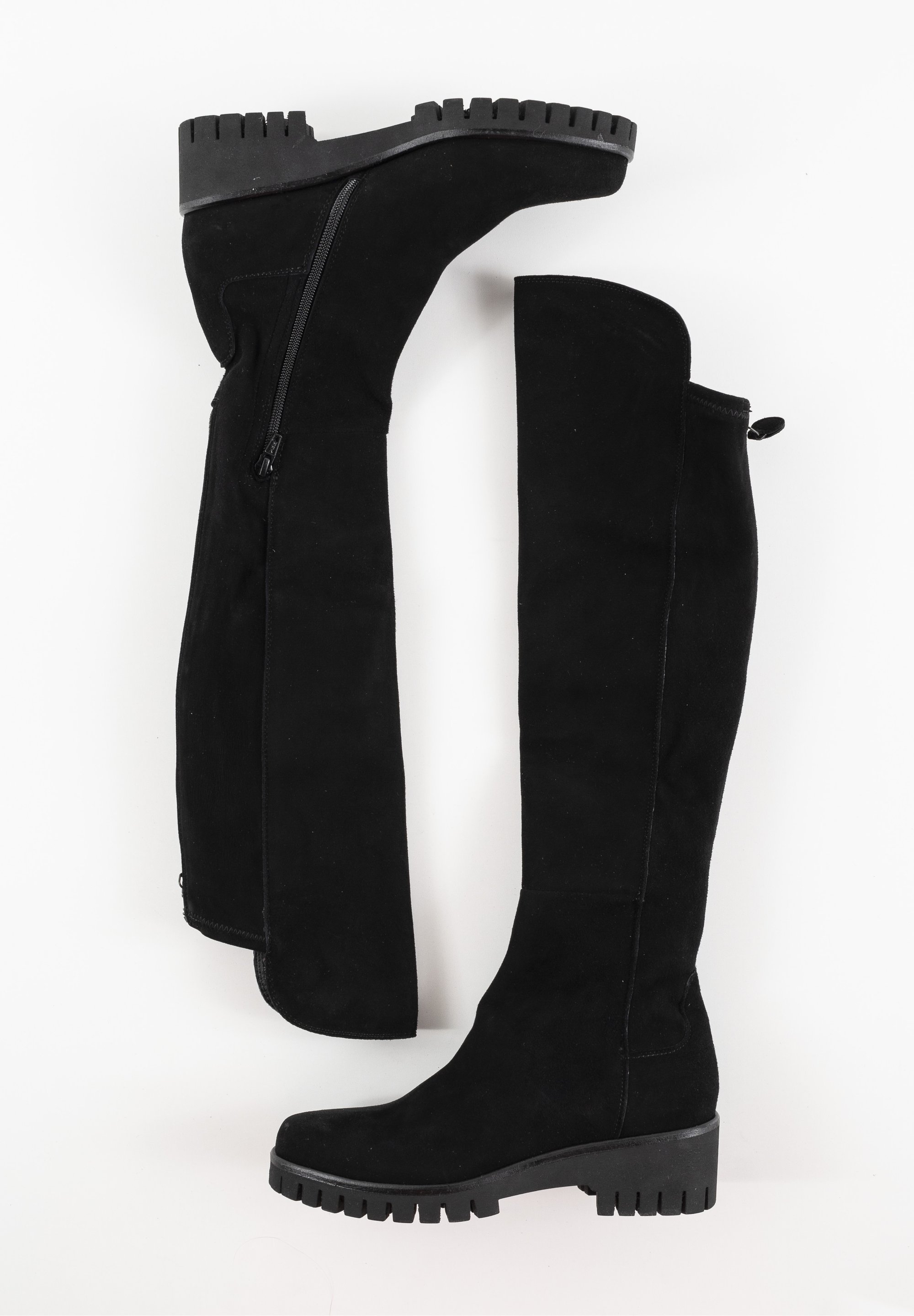 Wide Fit Overknees Schwarz Zalando Donna Carolina Overknees