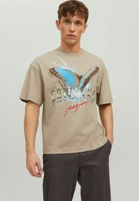 Jack & Jones - T-shirt con stampa - crockery Immagine in miniatura 1