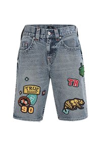 True Religion BOBBY SN NO FLAP PATCHES - Denim shorts - blue