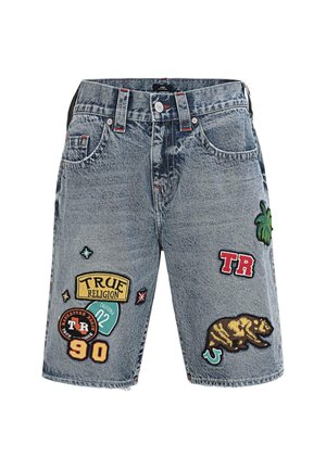 True Religion BOBBY SN NO FLAP PATCHES - Jeans Shorts - blue