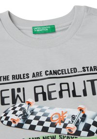 United Colors of Benetton WITH FRONT  - T-shirt print - grey