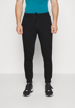 MENS TROUSERS - Verryttelyhousut - deep black