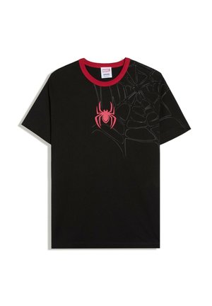 Bershka, SPIDERMAN PRINT - T-SHIRT - T-shirts print - black