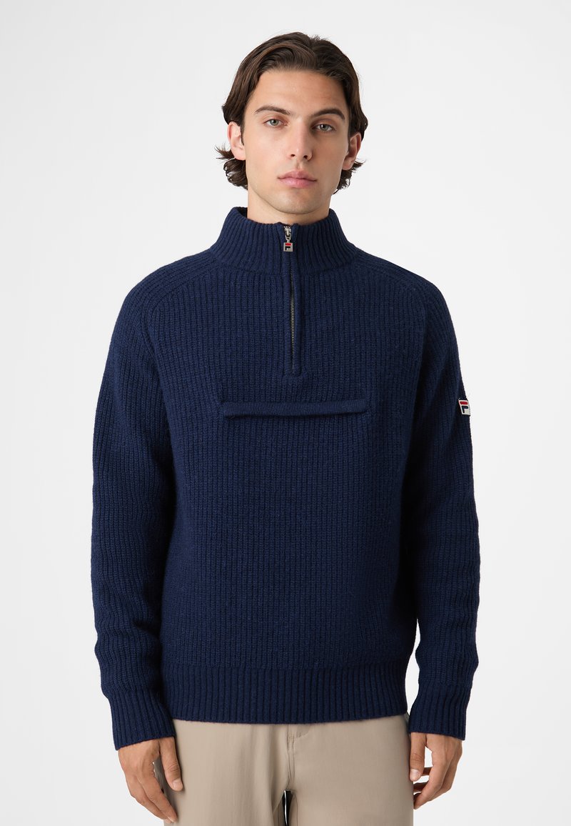 Fila GIOVANNI - Stickad tröja - black iris