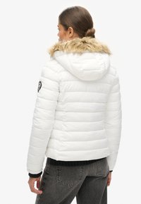 Superdry & Co HOODED PUFFER  - Winterjas - white