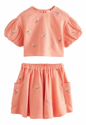 SET  - A-linjekjol - peach pink