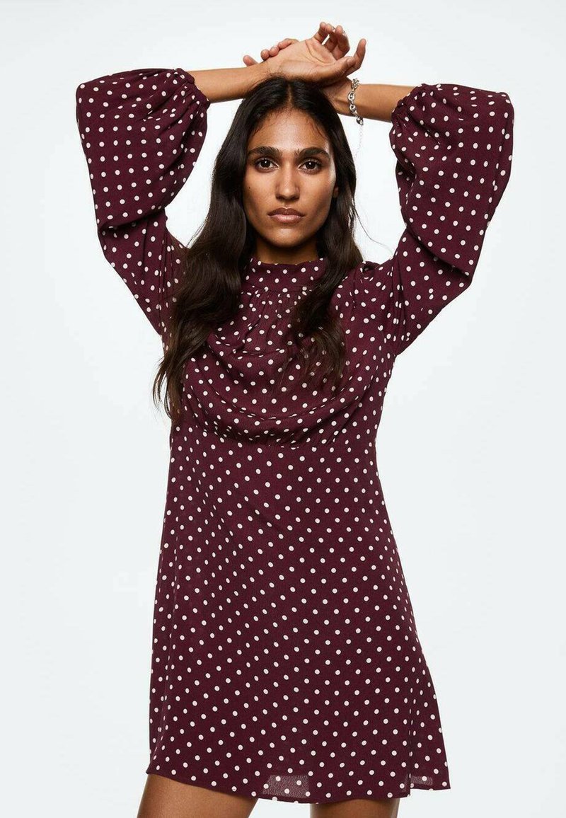 INKA - Vestido informal - kastanje/burdeos