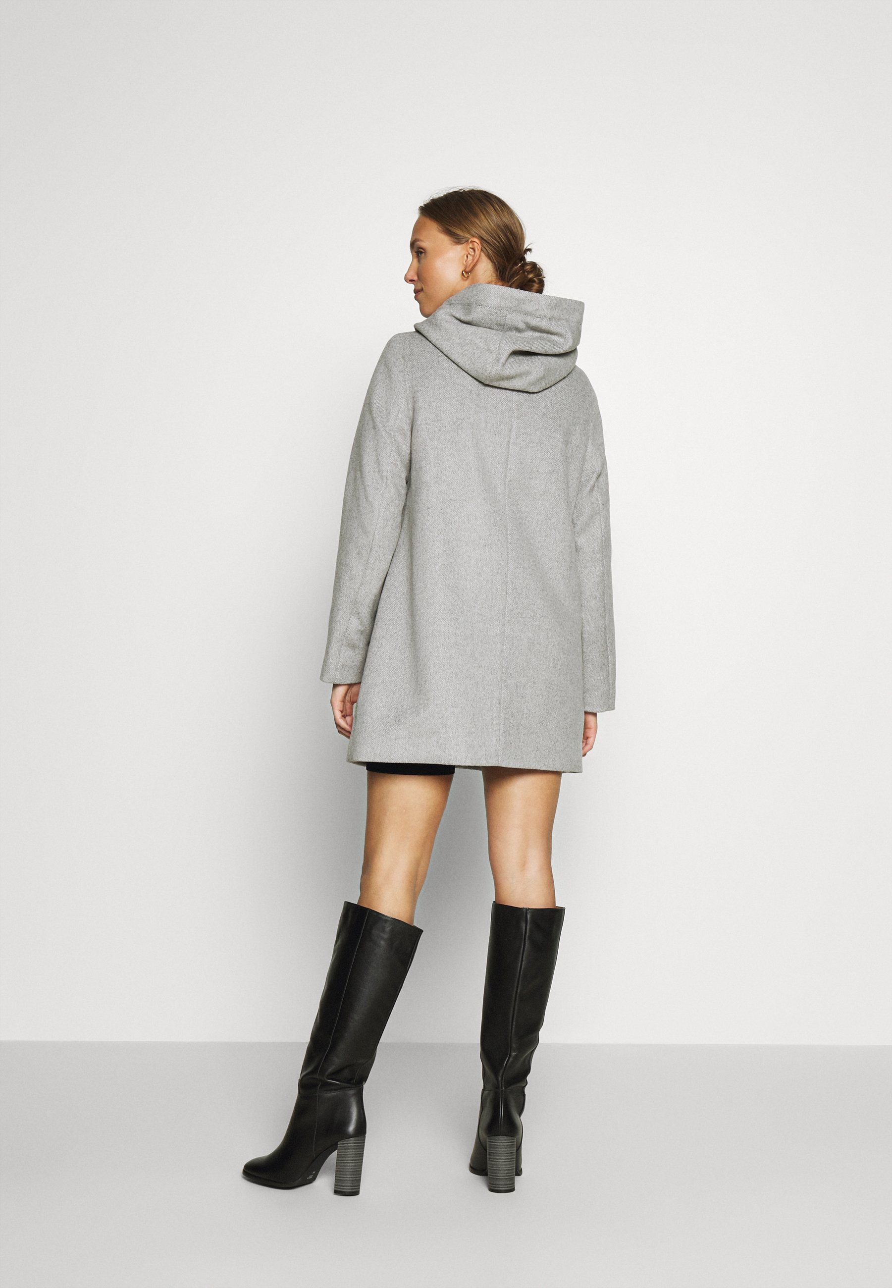 Esprit Collection MIX COAT Kåpe frakk light grey Esprit Kåpe frakk light grey Zalando.no