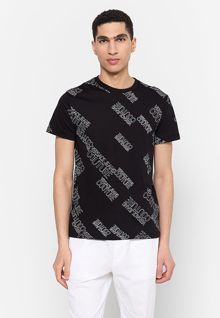 Versace Jeans Couture T-shirt print zwart Versace Jeans Couture T-shirt print zwart