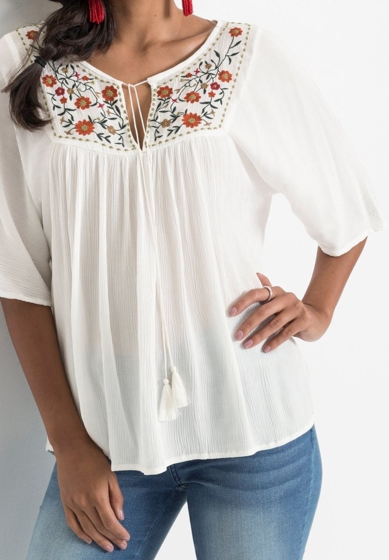 bonprix Blus - white