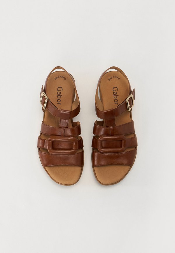 Platform sandals - camel2