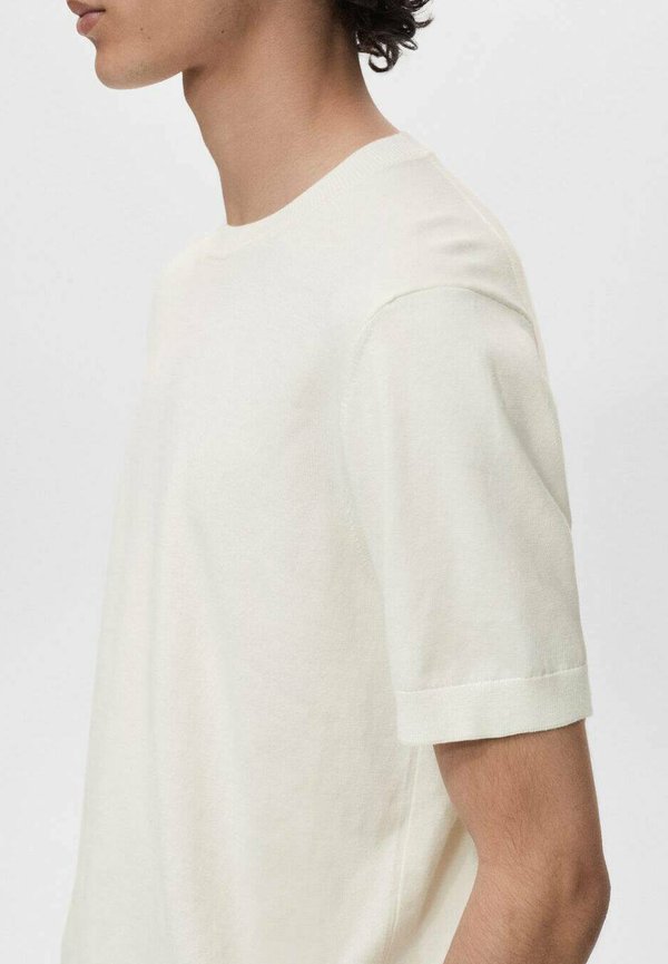 Basic T-shirt - šedobílá2