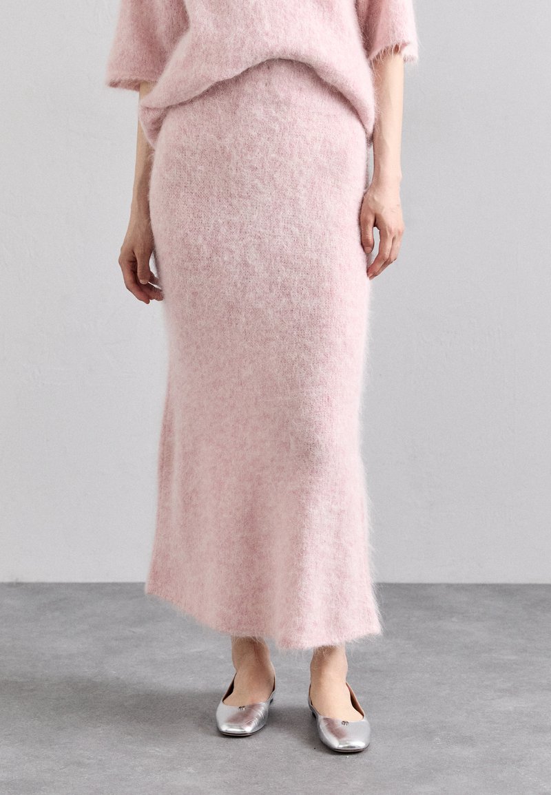Holzweiler FLUFFY SKIRT - Jupe longue - pink