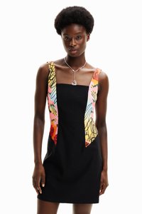 Desigual - MARBELLA LACROIX  - Vestito elegante - black Immagine in miniatura 1