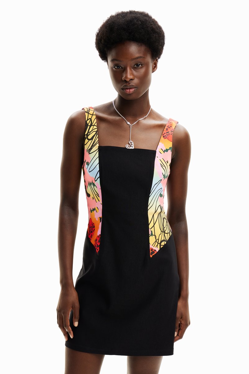 Desigual - MARBELLA LACROIX  - Vestito elegante - black, Ingrandire