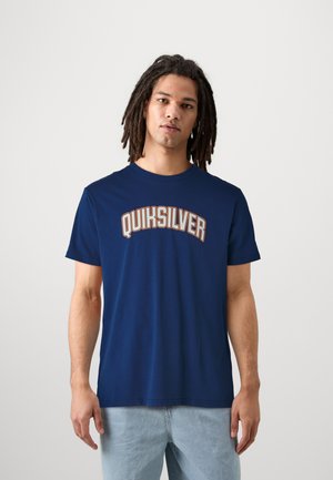 Quiksilver SCHOLARSHIP SS - T-shirt imprimé - estate blue
