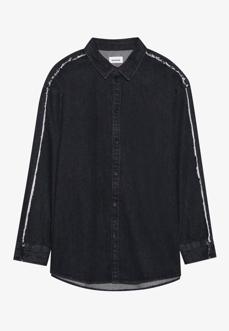 YOURTURN Blus svart denim