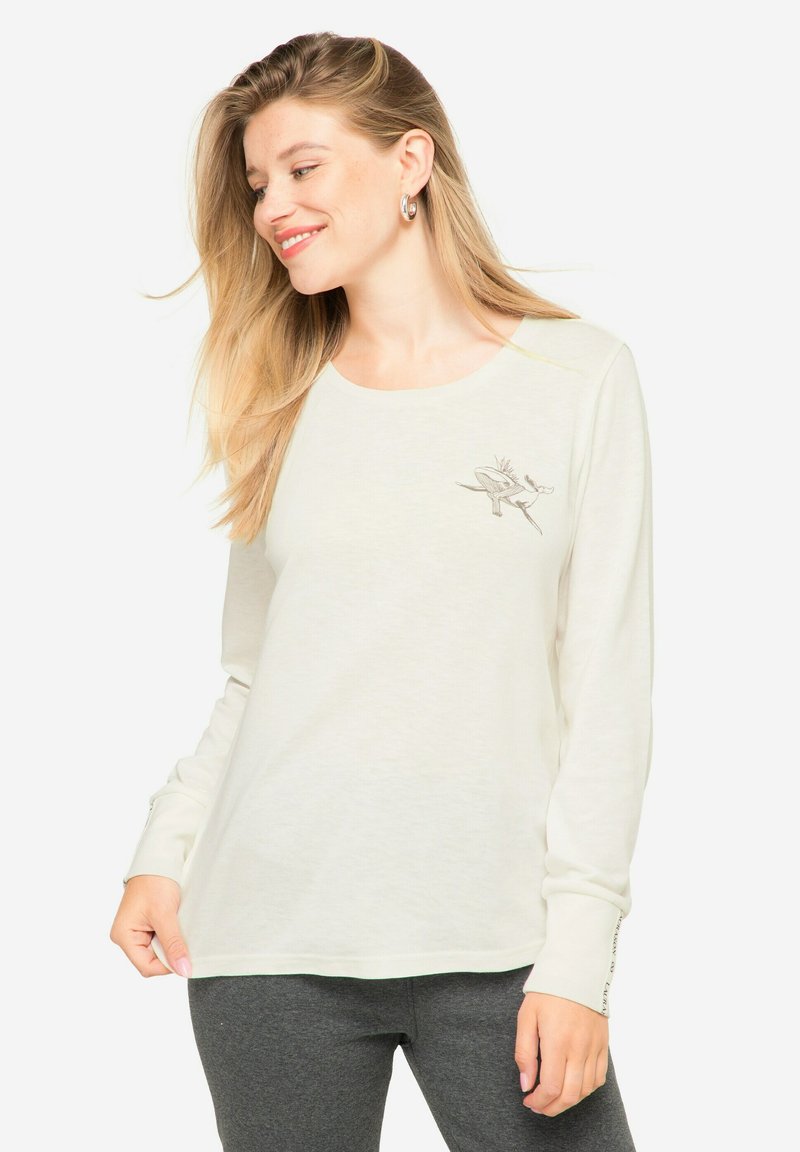 LAURASØN RUNDHALS OEKO-TE - Longsleeve - white