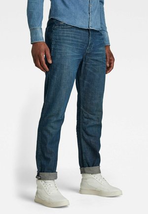 STAQ TAPERED - Jeans Tapered Fit - dark blue denim