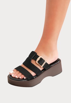 Super Mode, MULES PLATEFORME - Mules à talons - noir